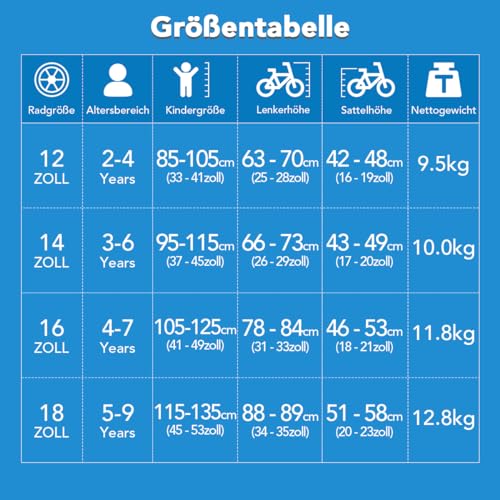 Stitch Vélo Enfant 14/16 pouces avec stabilisateurs, coloris varié