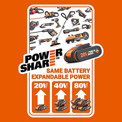 WORX Outil Oscillant Sans Fil 20V