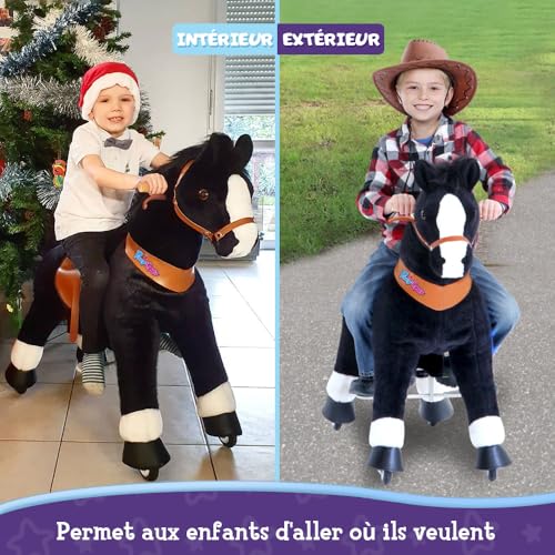 PonyCycle Cheval Mécanique avec Freins, Modèle UX426, Taille 4 (4-8 ans)