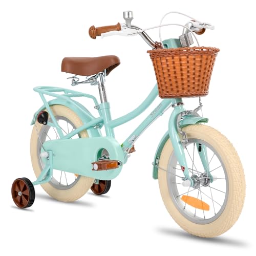 STITCH Vélo pour Enfants 12 Pouces, avec Panier