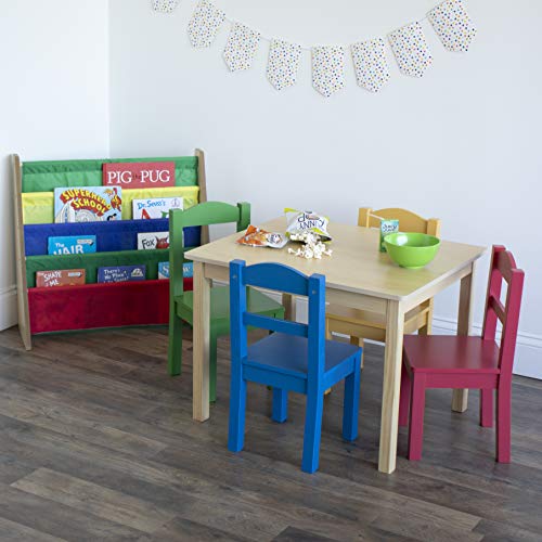 Humble Crew Table et Chaises Enfants, Bois Naturel