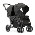 Deryan Elena Poussette Duo Tandem pour Enfants, Noir