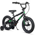 Avasta BMX 16 pouces pour enfant avec stabilisateurs, noir