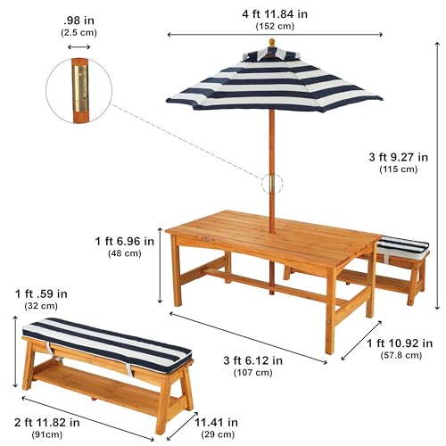 KidKraft Salon de Jardin Enfant avec Parasol