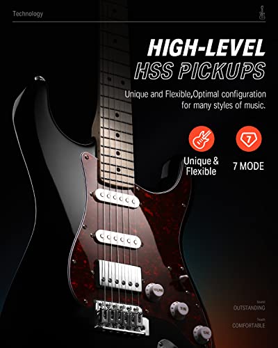 Donner DST-152B Pack Guitare électrique adulte