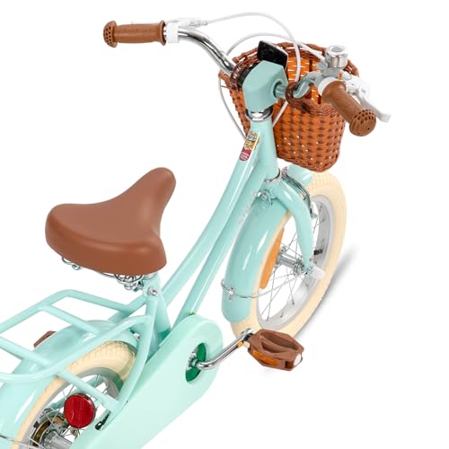 STITCH Vélo pour Enfants 12 Pouces, avec Panier