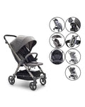 Twistshake 7 en 1 Poussette pliante légère, gris