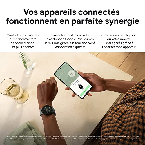 Google Pixel Watch, Montre Connectée Acier