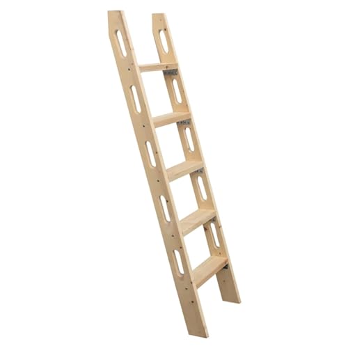Échelle de lit superposé inclinée en bois, charge 200kg