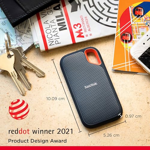 SanDisk Extreme Portable SSD 2TB, 1000 Mo/s