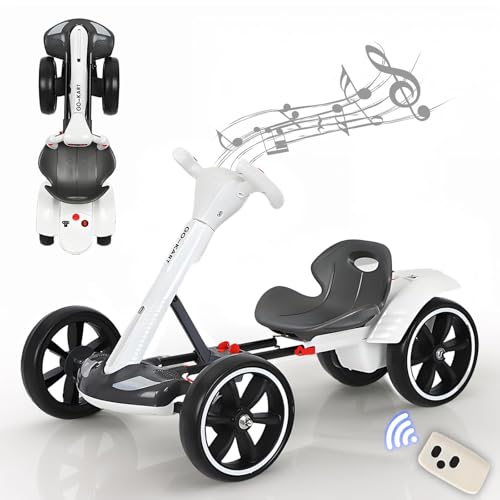 Kart électrique pour enfants, 5 mph, pliable