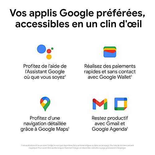 Google Pixel Watch, Montre Connectée Acier