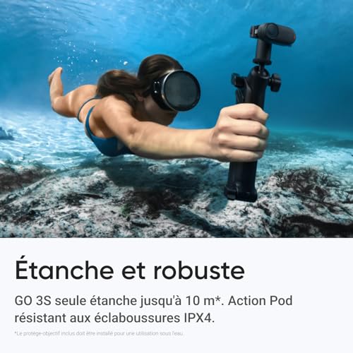 Insta360 GO 3S Caméra de vlog 128Go