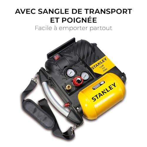 Stanley Compresseur d'Air Portable DN200/10/5, 5L 10 Bar
