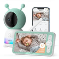 Boifun Babyphone Vidéo 5" 2K avec Suivi Automatique
