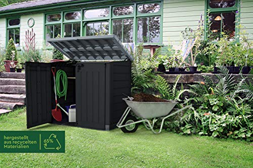 Keter Abri de Jardin Horizontal Range Poubelle SIO MAX 1200L