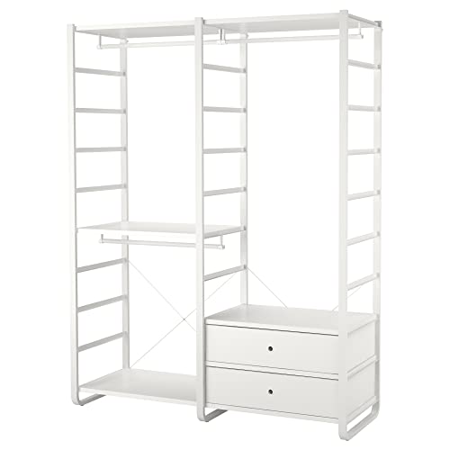 Ikea Elvarli Armoire/Système de Rangement 165cm, Blanc