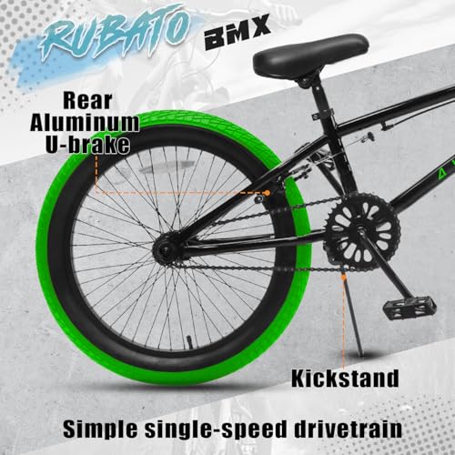 Vélo freestyle pour enfants débutants, couleurs variées