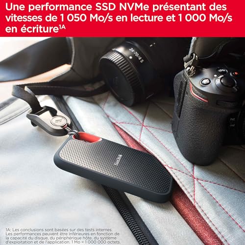 SanDisk Extreme Portable SSD 2TB, 1000 Mo/s