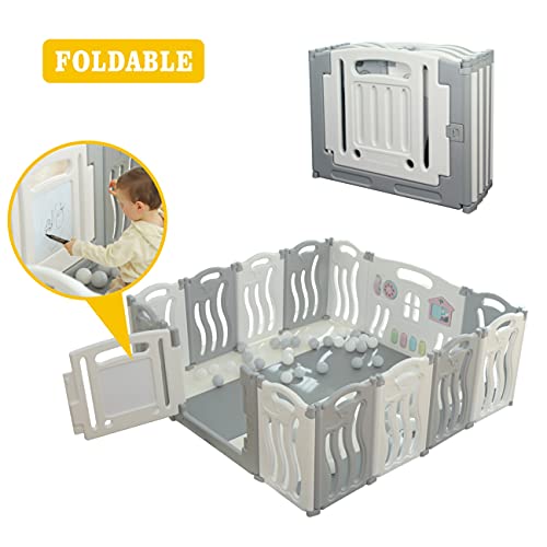 Parc Bébé Modulable Gupamiga, 12+2 Panneaux
