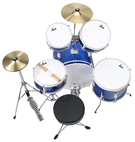 XDrum Junior Batterie pour Enfants, Bleue