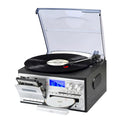 Ajorlai Platine vinyle 9-en-1 avec Bluetooth et CD