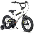 Avasta Vélo Enfant BMX 12 pouces avec Roues de support, Blanc