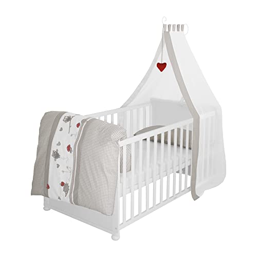 Roba Lit Bébé Évolutif 70x140cm, complet, Blanc