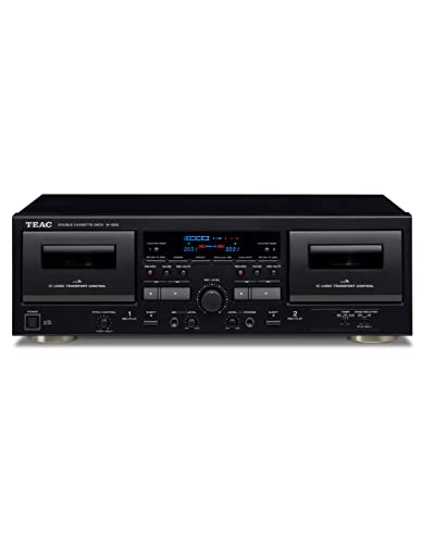 Teac W-1200 Double Platine Cassette, Noir