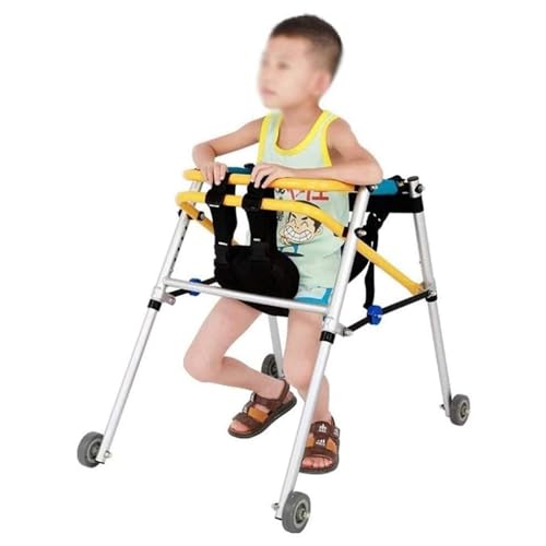 Marcheur de Rééducation Médical Pliable pour Enfants, Jaune