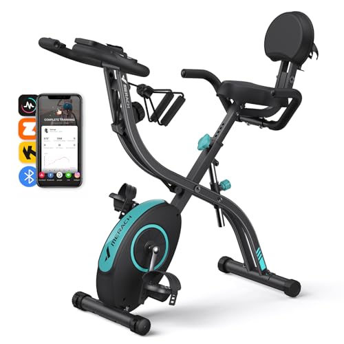 MERACH Vélo d'Appartement Pliable 4-en-1