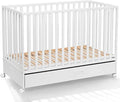 ATB Lit Bébé Évolutif Lux 60x120cm, Blanc