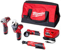 Milwaukee M12 Kit Combo 5 Outils sans Fil 12V