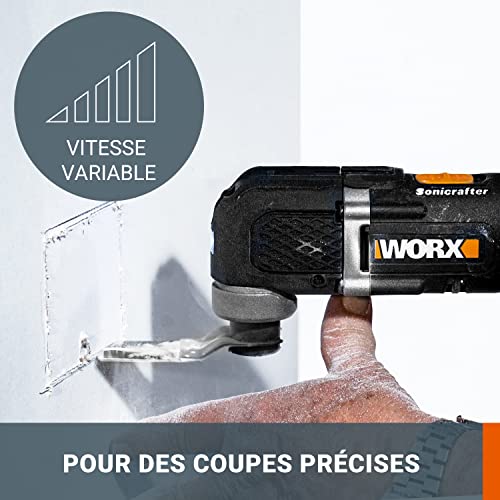 WORX Outil Oscillant Sans Fil 20V