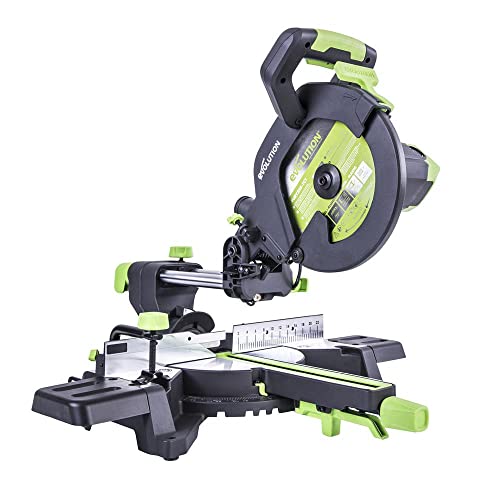 Evolution Power Tools F255SMS Scie à Onglet Coulissante