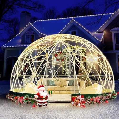 Dôme de jardin Igloo 3,6m, tente à bulles PVC