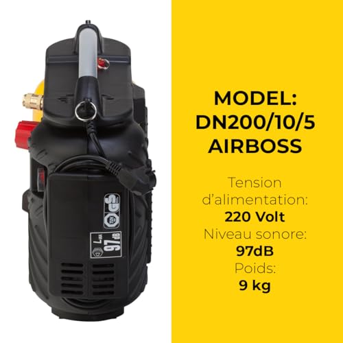 Stanley Compresseur d'Air Portable DN200/10/5, 5L 10 Bar