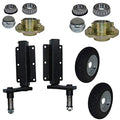 Kit Suspension Remorque 350kg avec Moyeux de Roue 3.50 à 8