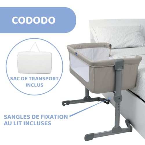 Chicco Next2Me Essential Lit Bébé Cododo, Dune