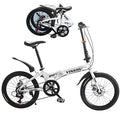 Vélo Pliant 20 pouces, 6 Vitesses
