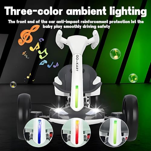 Kart électrique pour enfants, 5 mph, pliable
