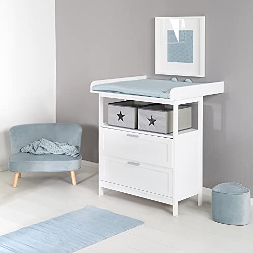 Roba Commode à Langer Hamburg 2 Tiroirs, Blanc