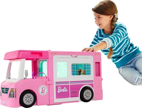 Barbie Camping-Car de Rêve 3-en-1
