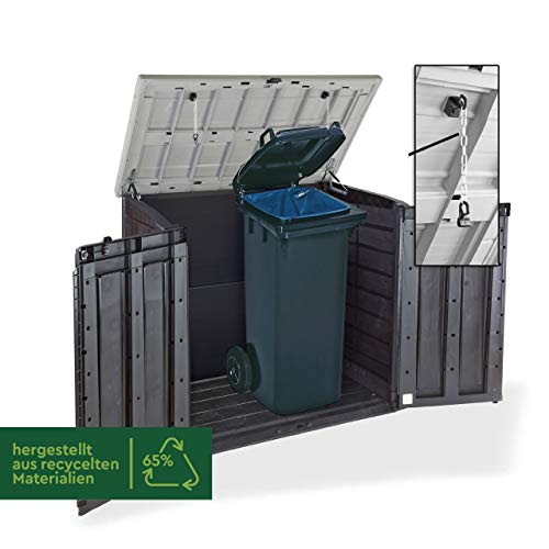 Keter Abri de Jardin Horizontal Range Poubelle SIO MAX 1200L