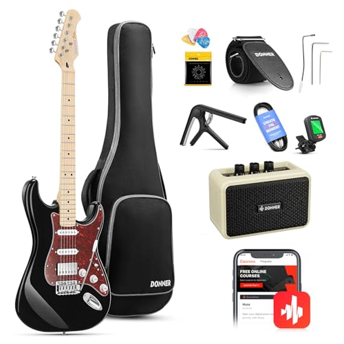Donner DST-152B Pack Guitare électrique adulte