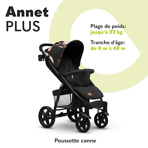 LIONELO Annet Plus Poussette Bébé, Couleur Lovin