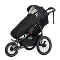 X-Lander X-Run Poussette Running 3 roues, Carbon Black