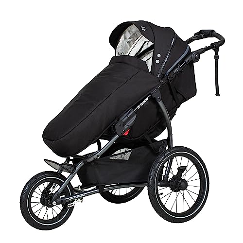 X-Lander X-Run Poussette Running 3 roues, Carbon Black