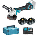 Makita DGA513RTJ Meuleuse d'Angle 18V Ø125mm, 2 Batteries