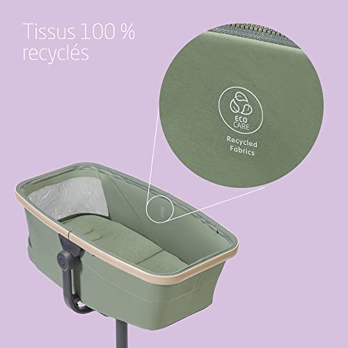 Maxi-Cosi Alba Berceau 3-en-1, Transat et Chaise Haute, Vert